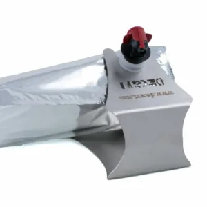 Soporte en inox para cerrar bag in box