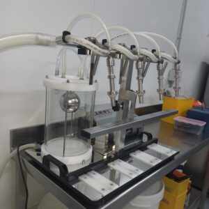 Llenadora 4 caños con kit para botellas pequeñas